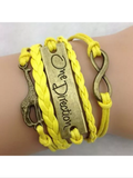 One direction leather style bracelet