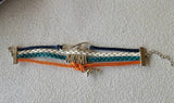 Miami Dolphin Leather style bracelet