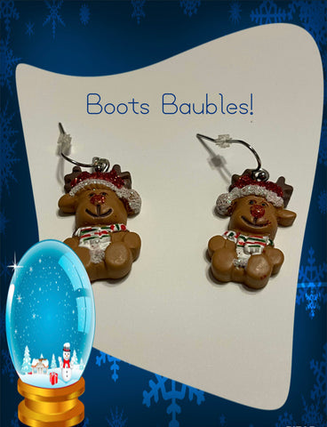 Reindeer earrings