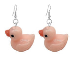 Colored Rubber Ducky earrings