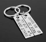 Game of thrones his and her keychain set