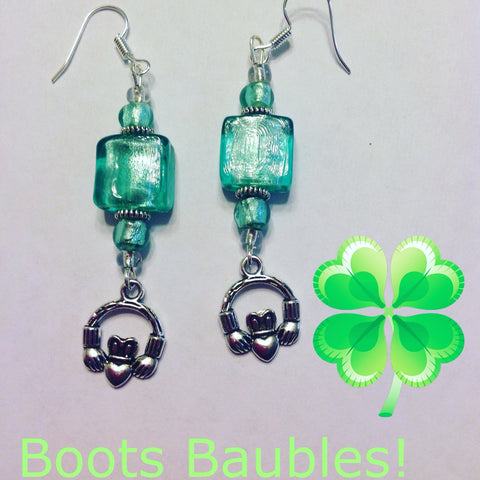 Irish Claddagh earrings