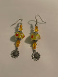 Sunflower earrings