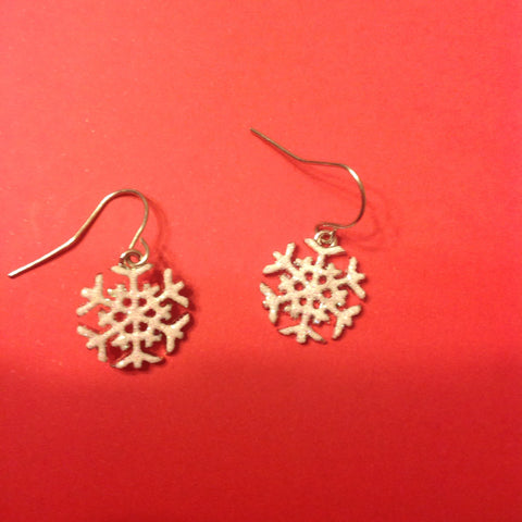 Snowflake earrings