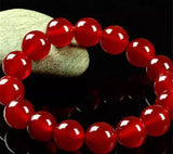 Red Agate stretch bracelet