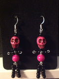 skeleton earrings