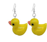 Colored Rubber Ducky earrings