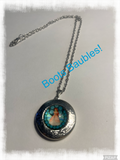 Ariel glass cabochon locket