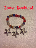 Starfish stretch bracelet