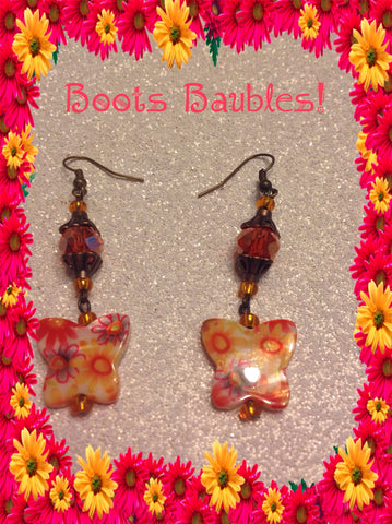 Butterfly kisses earrings