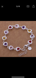 Colorful heart bracelet