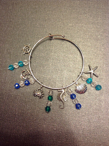 Nautical dangle bracelet