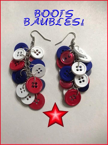 Button down on the Fourth earrings