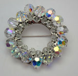 Vintage Aurora Borealis brooch