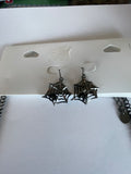 Spider web earrings with matching earrings