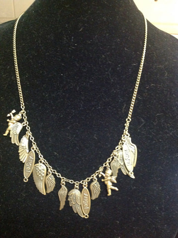 Angel  charm necklace