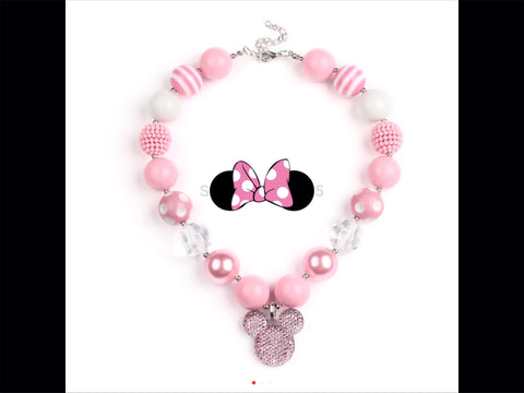 Minnie Mouse necklace