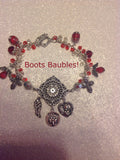 Red Angel charm bracelet