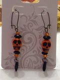 Skeleton Spike Earrings