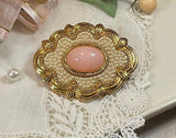 Vintage Avon 1988 pink brooch