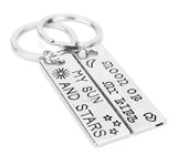 Game of thrones his and her keychain set