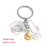 I love mom keychain