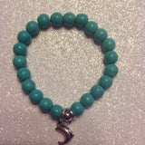 Turquoise bead bracelet