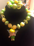 Tinker bell necklace and bracelet