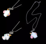 Unicorn best friend necklaces