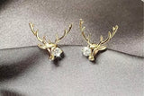 Reindeer post earrings