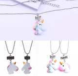 Unicorn best friend necklaces