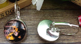 Halloween cabochon earrings