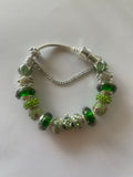 Green Turtle charm bracelet