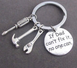 Dad tool charm keychain