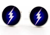 Flash lightning cuff links