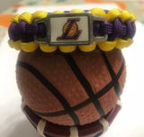 Los Angeles Lakers paracord bracelet