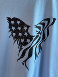 Patriotic Eagle flag shirt