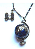 Travelers globe necklace