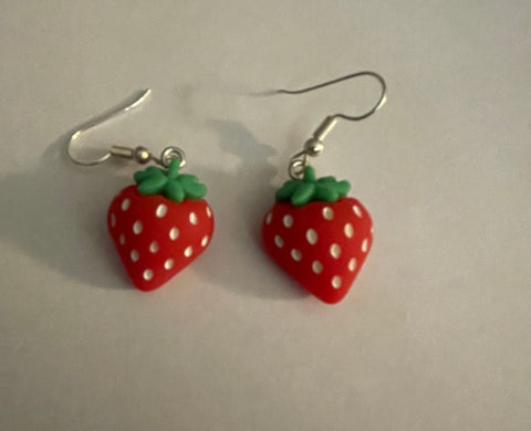 Acrylic Strawberry earrings