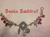 Red Angel charm bracelet