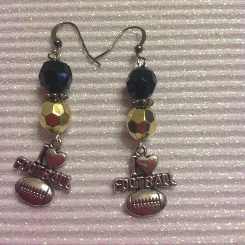 Pittsburgh football earrings