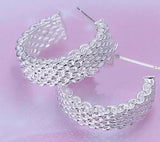 Silver Hoop Earrings